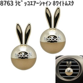 8763 ラビッコエアーシャイン ホワイトムスク 2個入り　ダイヤケミカル 日本製【お取り寄せ商品】【芳香剤 クリップ式】