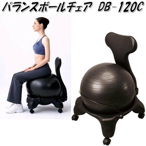 【別途送料が掛かります(D)】中旺ヘルス バランスボールチェア DB-120C【メーカー直送】【代引き/同梱不可】【バランスボール ヨガボール ダイエット器具 エクササイズ トレーニング】