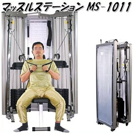 【送料無料(北海道・沖縄・離島を除く)】マッスルステーション MS-1011　業務用・準業務用【メーカー直送】【代引き/同梱不可】【マルチジム トレーニング機器】