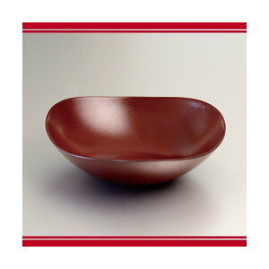 北市漆器 KZ2663 乾漆8.5盛鉢(銀朱) 【お取寄せ商品】【盛鉢・器・小鉢】