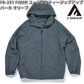 FB-231　FUBAR　フーバー　ユーティリティー　ジップアップパーカ　オリーブ　M～LL　OTAFUKU GLOVE　FB231【お取り寄せ商品】FUBAR　おたふく手袋　男女兼用　パーカ　パーカー