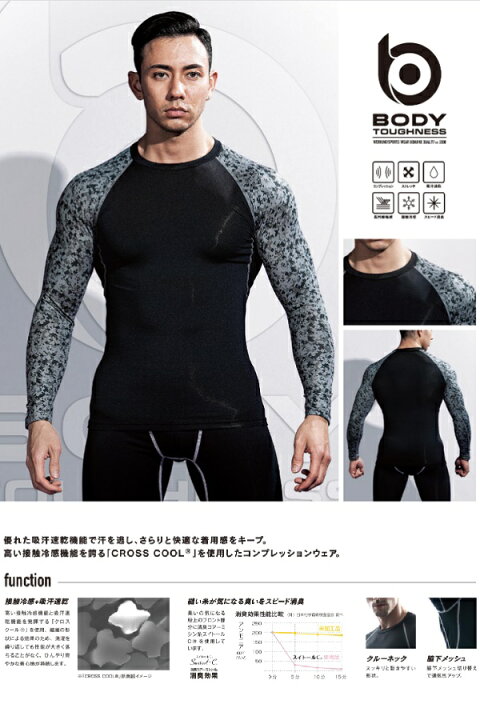 楽天市場】【完売】【ネコポス対応品2】JW-629 冷感・消臭パワーストレッチ 7分袖 クルーネックシャツ ブラック S〜3L OTAFUKU GLOVE【お取り寄せ商品】【おたふく手袋 スポーツウェア コンプレッション 作業衣料】 : KCMオンラインショップ 楽天市場】【完売】【ネコポス対応品2】JW-629 冷感・消臭パワーストレッチ 7分袖 クルーネックシャツ ブラック S〜3L OTAFUKU GLOVE【お取り寄せ商品】【おたふく手袋 スポーツウェア コンプレッション 作業衣料】 : KCMオンラインショップ