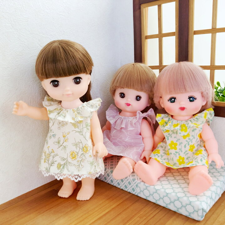 楽天市場】ソランちゃん ぽぽちゃん サイズ Aラインフリルワンピース 
