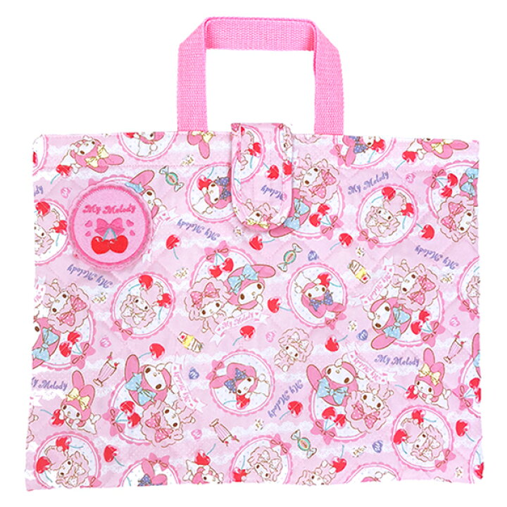 楽天市場 刺繍可 新柄 マイメロディ キルトレッスンバッグ 安全なお名前ワッペン付き キルティングレッスンバッグ 入園入学 通園通学 通園バッグ 通学 バッグ キルト キッズ 女の子 My Melody マイメロ ピンク サンリオ Sanrio 名入れ 子供の入園入学バッグ Kcプレイス