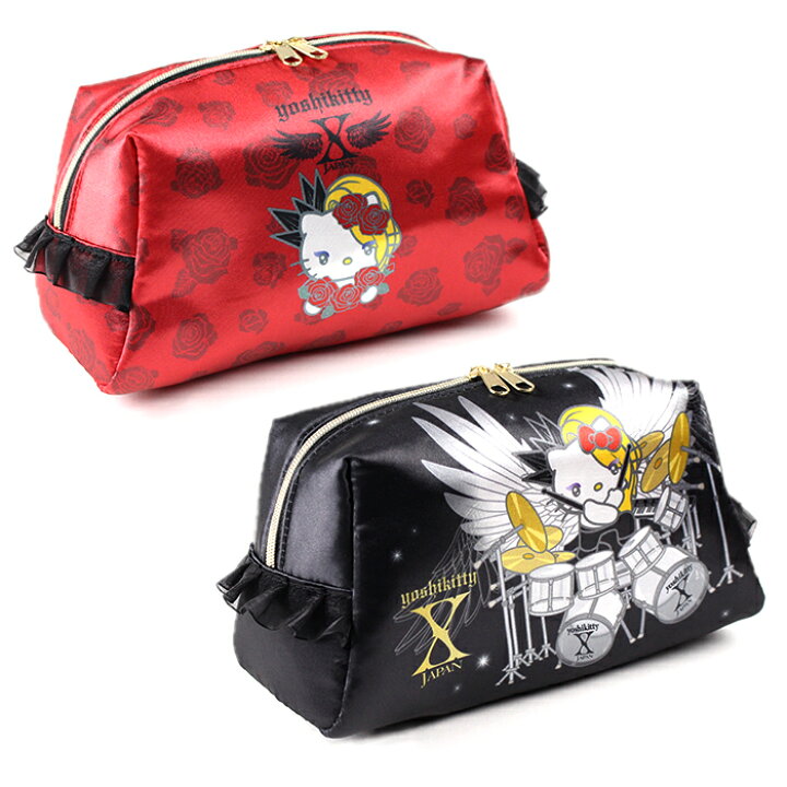 楽天市場】yoshikitty 化粧ポーチ ブルーコスメポーチ メイクポーチ 