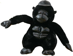 ゴリラ 抱き枕 大きい 動物 リアル ゴリラ ぬいぐるみ 特大 部屋飾り 多機能 ふわふわ かわいい クッション おもちゃ 可愛い ぬいぐるみ 柔らかい もふもふ クリスマス プレゼント 誕生日 ブ