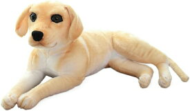 ぬいぐるみ ラブラドール 犬 イヌ 置物 縫い包み 心地が良い 添い寝 特大 抱き枕 本物そっくり お人形 雑貨 かわいい 75cm ふわふわ 子供向け もこもこ お誕生日 金色 洗える 柔らかい 子