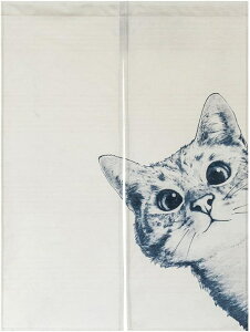 のれん 暖簾 間仕切り 目隠し 65x70 ロングサイズ おしゃれ 和風 ネコ 猫 暖簾 のれん 突っ張り棒 つっぱり棒 カーテン おしゃれ かわいい 面白い 和風 モダン 玄関 お風呂 棚 脱衣所