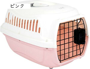 2個 猫 キャリー 犬 カーキ キャリー 通気性 ペットキャリー ゲージ M ハードキャリー 取っ手付き 室内用ハウス 猫用・小型犬用・小動物用 キャンピングキャリー 航空機対応ペットキャリー