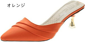 ミュール パンプス レディース サンダル ポインテッドトゥ ローヒール 靴 サマー 春夏 スリッパ マニッシュサンダル サボサンダル 歩きやすい おしゃれ かかとなし シューズ ブラック 黒 大