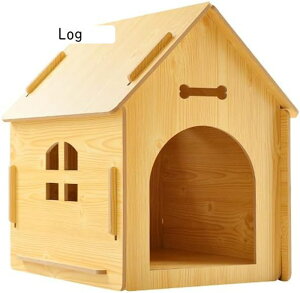 ؐ̃ybgphbO[͕\ŁAlG܁X̔L̑ȒPɐݒuł܂BƉO̖ؐnEXpP[WB (Color : Log with Door Size : M)