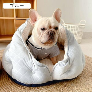 猫ベッド 犬ベッド ペットベッド 猫 寝袋 猫布団 暖かい 柔らかい グリーン ふわふわ 犬用 猫用寝袋 ペットベッド クッション ふわふわ 寒さ対策 キャットハウス 半密閉式 猫布団 ふとん ペ