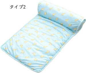 ベッド ペット ひんやりマット クッション 犬 猫 冷感 マット アイスシルク生地 枕付き 取り外す可能 洗える 防水 接触冷感 涼しい 暑さ対策 タイプ5 ペット用品 60*40CM キャット ドッ