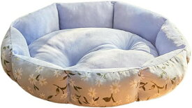ペットベッド 犬 ベッド 猫 丸形 洗える ペットマット もこもこ 大型 中型 子犬 老犬 介護 快適 保温 防寒 マット ペット用クッション 滑り止め 寝心地良い 清掃しやすい 春 秋 3.5kg