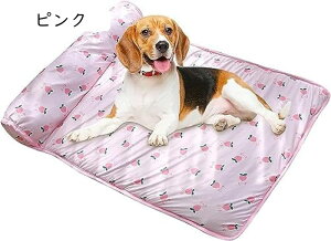 犬 マット 猫 マット ペットマット 枕付き 夏用 ひんやり 涼しい 暑さ対策 冷却パッド クールマット 冷却マット 水洗い可 熱中症対策 接触冷感 柔らかい ぐっすり眠る 子猫 子犬 小型犬 寝床