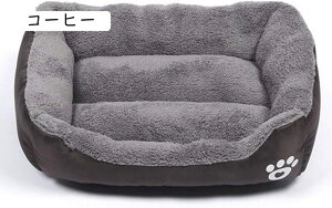 スクエア型 犬 ベッド 猫 ベッド ペットベッド 暖かい 寒さ対策 防寒 保温 秋冬用 犬 マット 猫 マット ペットマット 可愛い かわいい 柔らかい ペットクッション ペットソファー 洗える 滑り