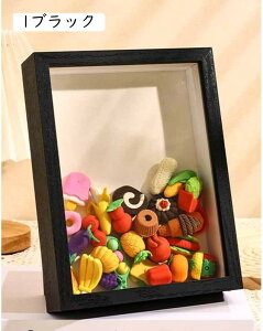 ボックスフレーム 標本箱立体額 厚みフォトフレーム 木製 ドライフラワー 額縁ギフト 結婚式のウェルカムボード 贈り物 写真立て 1白い 21*29.7cm プレゼントド シャドーボックス ディスプ