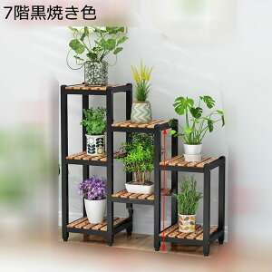 フラワースタンド プランタースタンド 室内 金属 観葉植物 多機能収納ラック 鉢植え 花台 植木鉢台 盆栽棚 植物スタンド 飾り台 耐荷重 植物の展示スタンド 花置き棚 スタンド リビングルー