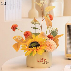 造花 枯れない花 アジサイ たんぽぽ 菊 キク 向日葵 ラベンダー 造花インテリア 観葉植物 装飾花 花束 リアル 本物そっくり 花瓶付き 簡単世話いらず 北欧 アート ins 部屋 玄関 お見舞い イン