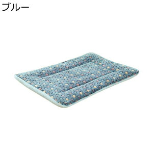 スクエア型 ペットクッション ペットベッド モフモフ 大型犬用ベッド 猫用ベッド ペットマット 春夏秋冬用 花柄 可愛い 滑りにくい裏生地 保温防寒 室内 柔らかい ぐっすり眠れる 水洗える