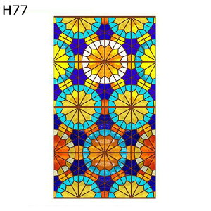 ウィンドウフィルム ガラスシート ステンドグラス 教会 欧米風 ガラス 目隠しシール 外から見えない窓フィルム 水で貼れる キッチン 風呂場 引越し祝い 新生活 すりガラス風シート おしゃ