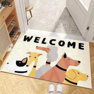 玄関マット ドアマット PVC 家庭用 可愛い 耐磨耗性 汚れ落とし キッチン トイレ バスルーム 丸洗い すべり止め ロボット掃除機対応 長持ち 長方形 店舗用玄関マット