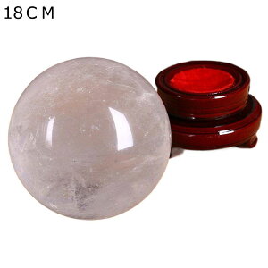 水晶ボール 白水晶玉 風水 置物 丸玉 開運グッズ 縁起物 丸玉 木製台座付属 天然水晶 ホワイト お守り ラッキー 装飾品 置く物 プレゼント クリスマス 新年 贈り物 天然水晶玉 雰囲気誕生日