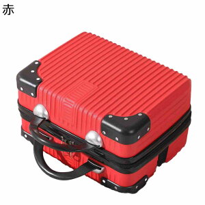 ミニスーツケース ファスナー 鍵付き 化粧箱 スーツケース ハンドバッグ 機内持込 携帯 耐久性 防水 旅行 ビジネス 化粧ボックス メイク用品収納 整理 小物収納 収納兼用 出張 防塵 密閉 旅