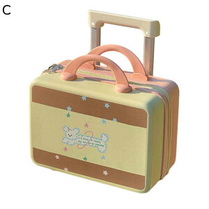 ミニスーツケース 猫 犬 可愛い 化粧箱 スーツケース ハンドバッグ 機内持込 携帯 小格納 キャリーバッグ ミニトランク ハードジッパー 小型 コスメポーチ コスメバッグ 女性用 持ち運び 超