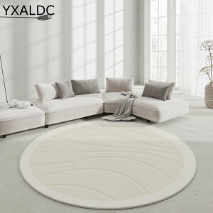 チェアマット 侘び風 ゲーミングチェアマット 円形ラグ 床保護 フロアマット 大判 足元 カーペット 椅子用マット 静音吸音 滑り止め 洗濯可 カットOK 在宅勤務 フローリング オフィス オール