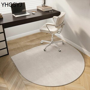 チェアマット デスク専用 半円 円角 ゲーミングチェアマット デスク下カーペット ラグマット 北欧風 抽象柄 屋内 室内 リビングルーム 部屋飾り 吸水速乾 衝撃緩和 吸水