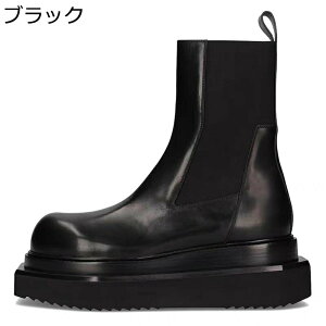 チェルシーブーツ 厚底 ビジネスブーツ メンズ 本革 サイドゴア 秋冬 ハイカット 短靴 ラウンドトゥ 防滑 カジュアル 軽量 幅広 ソフト 防寒対策 モード系 仕事 オフィス 通勤 通学 大きいサ