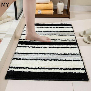 バスマット 速乾 吸水 お風呂マット ふわふわ 玄関マット モダン 幾何柄 マイクロファイバー ソフトタッチ やわらか 滑り止め もこもこ 厚い 洗える 浴室 洗面所 脱衣所 バスルーム