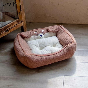 クッション 猫 マット 犬 ペット用品 ハウス フワフワ 可愛い ソフト 柔らか スクエア型 顎のせ 保温防寒 防水 滑り止め 折り畳み 収納便利 高耐久 防風防湿 犬猫兼用 ドライブ 遊び場