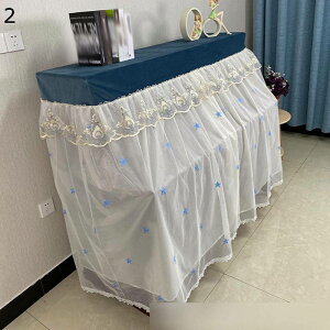 ピアノカバー オールカバー アップライト ピアノ鍵盤タオル 標準直立型ピアノ用 キーボード保護 フリル 花柄刺繍 優雅 欧風スタイル 傷防止 防塵タオル 保護布 ピアノ掛け ほこり防止 両開