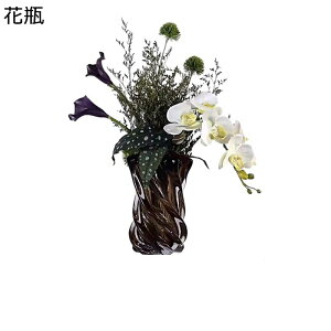 胡蝶蘭 造花アレンジメント 枯れない花 花瓶付き お世話不要 インテリア 玄関 田園風 本物そっくり 耐退色 テーブル装飾花 ディスプレイ 写真背景 造園 店舗 カフェ 喫茶店 新築 結婚式 パー