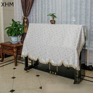 ピアノトップカバー ハーフカバー アップライト ピアノ鍵盤掛け 標準直立型ピアノ用 多機能 総柄柄 ヨーロッパ 防塵タオル 布 シンプル オシャレ