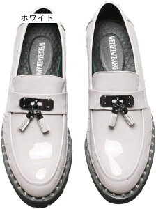 ビットローファー スリッポン メンズ エナメル カジュアルシューズ 革靴 スタッズ ビジネスシューズ インソール 低反発 お洒落 紳士靴 大きいサイズ 履きやすい 軽量 タッセル キラキラ お