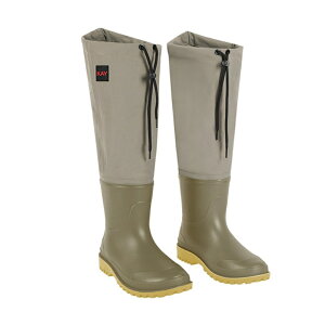 ウェーダー ロング レインブーツ 男女兼用 ウェーディングブーツ 膝丈 調節可能 ナイロン 作業着 釣り用スーツ 軽量 防水 防滑 透湿 ラジアル 一体成型 潮干狩り 農業 土木 防災 清掃 耐磨耗