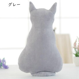 ねこ 抱き枕 ぬいぐるみ クッション うしろ姿猫 可愛い 昼寝枕 ねこ人形 柔らかい ふわふわぬいぐるみ おもしろ 癒される 背当たれ もちもち おもちゃ ギフト ソファ プレゼント ベッドルーム ね