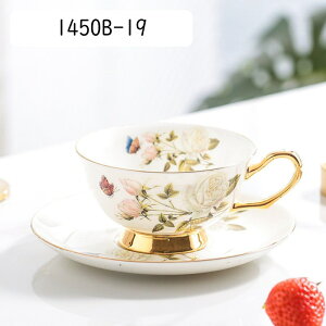 ティー カップ & ソーサー セット いちご柄 花柄 チェリー柄 花柄 バラ柄 200ML 金箔押し カップ 珈琲カップ 1個セット ティー コーヒー 兼用 セラミック 田園風 イギリス エレガント