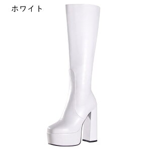レディース ジョッキーブーツ ロングブーツ ひざ丈 袴ブーツ ハイヒール 足細 軽量 コンフォート 防水 防滑 秋冬春 歩きやすい サイドジップ 可愛い セクシー 長靴 大きめ 美脚 通勤 通学 OL