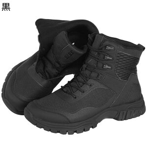 メンズ サバゲーブーツ ミリタリーブーツ タクティカルブーツ 砂漠靴 コンバット 歩きやすい 衝撃吸収 防水 軽い ワークブーツ 滑り止め 春秋用 ウィンター SWAT仕様 パトロール 戸外 日常