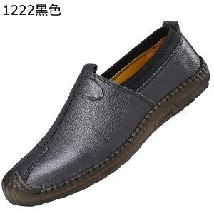 本革 スリッポン ローファー 紳士靴 モカシン レザー スリッポン ウォーキングシューズ メンズ カジュアル 運転靴 男性靴 春夏靴 秋冬用 軽い 通勤通学 日常 シンプル 便利
