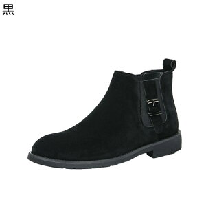 メンズ チェルシーブーツ ショートブーツ サイドゴア ベルト飾り アンクルブーツ 紳士靴 ハイカット スリッポン シンプル 美脚 細め オールシーズン 革靴 着心地いい デイリー 普段着