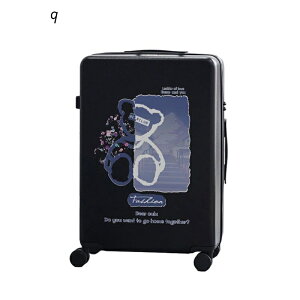 キャリーケース スーツケース キャリーバッグ キャラクター 可愛い 軽量 大きいサイズ 静音ダブルキャスター 耐衝撃 ファスナータイプ ロック付き ダイヤル式 引っ越し 旅行 出張スーツケ