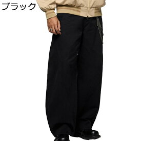 カーゴパンツ アメカジ メンズ ワイドパンツ ブーツカット ルーズ 極太 秋冬 ヴィンテージ カジュアル ゆったり おしゃれ 無地 ビッグシルエット 体型カバー ダンス ストリートファション 男女兼用