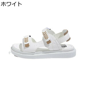 スポーツサンダル 厚底4cm レディース スニーカー コンフォートサンダル マジックテープ プラットフォーム 調節可能 さんだる サマー 走れる 疲れない 滑らない 流行り シンプル 旅行 休暇