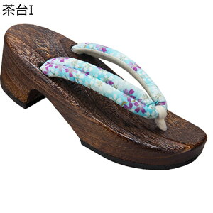焼桐 下駄 レディース 厚底 スリッパ 黒台 茶台 トングサンダル つっかけ 木製 和柄鼻緒 滑り止め 痛くない 花柄 草履 軽量 ルームシューズ コスプレ用 着物 浴衣用 夏 カジュアル 旅行 温泉