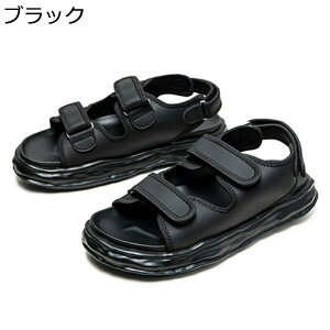 メンズ スポーツサンダル 外履き 厚底 アウトドア ビーチサンダル 軽量 カジュアルサンダル 防滑 コンフォート 通気 男性用 おしゃれ ウォーキングサンダル 涼しい 夏用 スリッポン